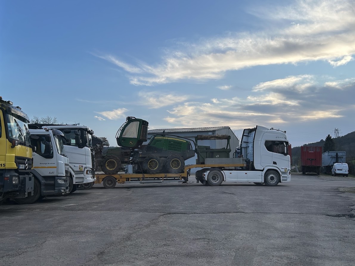 Déplacement d'engins forestiers entre parcelles