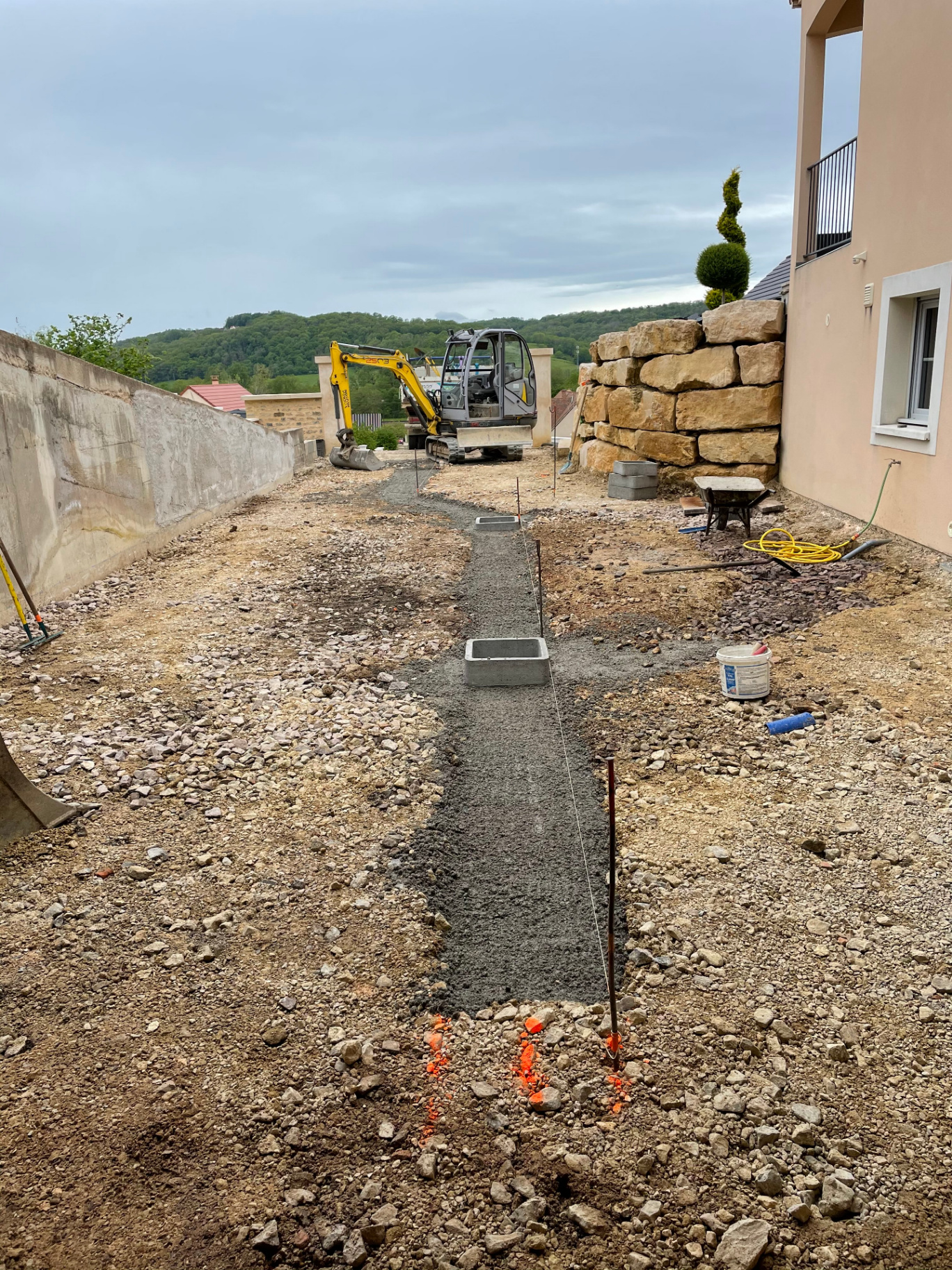 RÉSEAUX & GESTION DES EAUX PLUVIALES — travaux réalisés par l'entreprise Godot